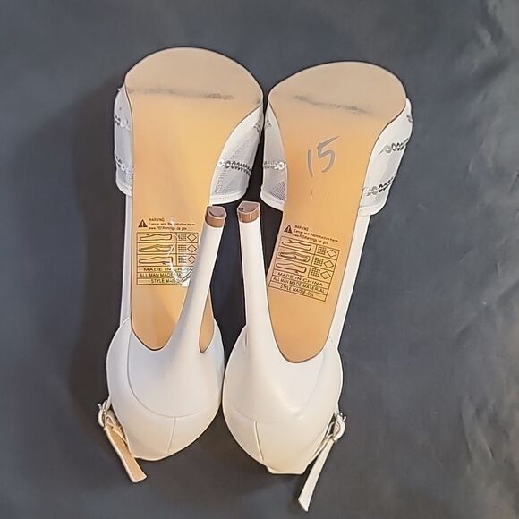 BRAND NEW RAMPAGE HIGH HEEL STILETTOS ADJUSTABLE BUCKLE STRAP SANDAL G1 - Picture 14 of 16